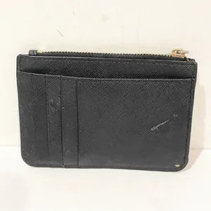 Kate‎ Spade Black Leather Keychain Cardholder Wallet thumbnail 5
