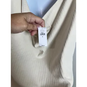 Banana Republic Womens Ribbed Wrap Top‎ Transition Cream XL NWT thumbnail 5