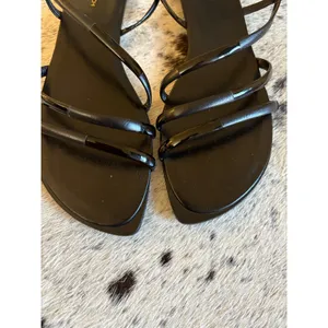 TORY BURCH Split Mignon Multi strap‎ Sandals Size 8.5 In Black thumbnail 5
