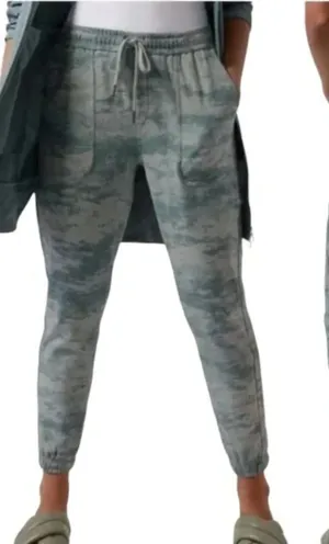 ATHLETA‎ Farallon Jogger Pants Fog Camo Coast Large thumbnail 1