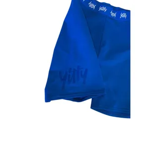 YITTY by‎ Lizzo Royal Blue Biker Shorts High Waisted Activewear thumbnail 4