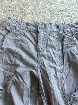 H&M Light Grey Divided Cargo Pants thumbnail 4