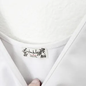 [Free People] White Rosie Duo Bodysuit One-Piece V-Neck Casual Top Size Medium M thumbnail 11