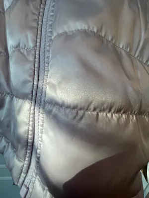 Iridescent Pink Northface Puffer Jacket thumbnail 2