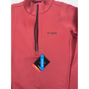 Columbia Women's Titanium Crystal Leaf Omni-Heat Helix HZ Pullover Red LRG NWT thumbnail 4