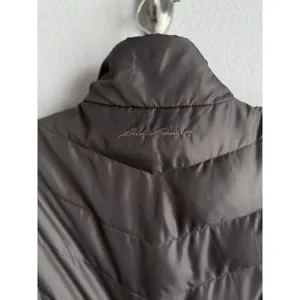 Eddie‎ Bauer Down Puffer Vest Women’s Small Brown Full Zip Outdoors EB550 thumbnail 10