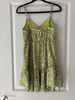 Green Floral Dress thumbnail 2