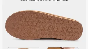 Fitory Women's Suede Leather Flat Short Casual Mini Slipper Boot, Sz 10 thumbnail 12