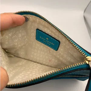 Kate Spade New York Turquoise Blue Wristlet thumbnail 4