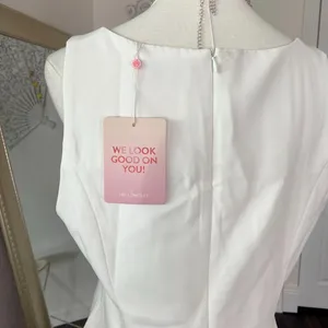 NWT Hello Molly Exclusive Sophisticated Icon Mini Dress White XL thumbnail 7