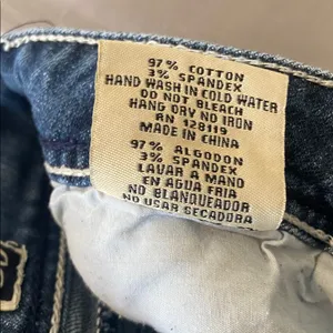 Grace In LA Bootcut Bling Pocket Jeans thumbnail 7