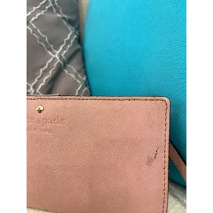 Kate Spade Mikas Pond Stacy Crosshatch Leather bifold wallet‎ pink thumbnail 9