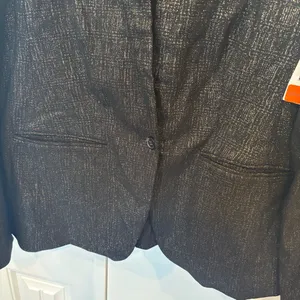 Old Navy Black Shimmer Jacket Size XL Tall‎ thumbnail 5