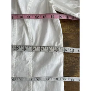 J.Crew Womens Blouse Sz 10 Short Sleeve Cottagecore Cottage Bohemian Smocked thumbnail 13