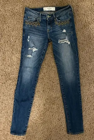 Abercrombie & Fitch Distressed Womens jeans size 0 / W25 thumbnail 1