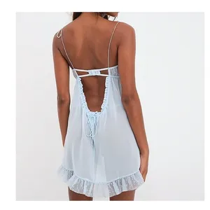 For Love & Lemons Izzy Slip Dress blue size XS thumbnail 2