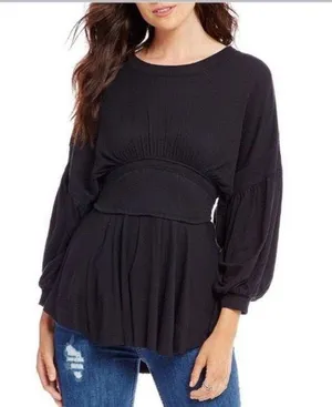 Free People Black Top thumbnail 1