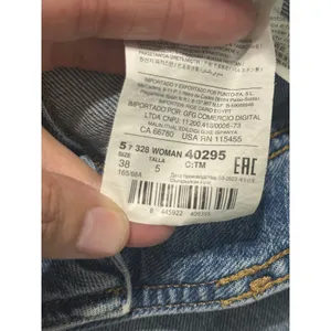 MNG Mango Catherine Culotte High Rise Wide Leg Raw Hem Jeans Blue Size 6 thumbnail 11