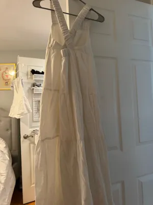 NWT white layered maxi dress thumbnail 2