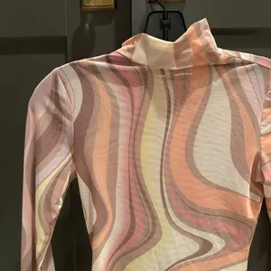 AFRM Multicolor Fitted Long Sleeve Top Pink Size XS thumbnail 4