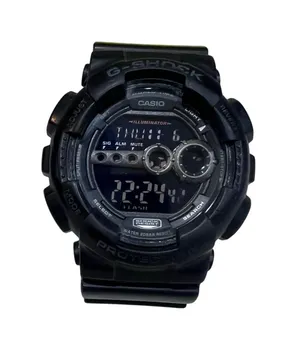 Casio G-Shock GD-100 Black Digital Watch 3263 Shock Resistant 20BAR Tested thumbnail 1