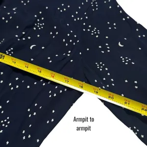 Rails Juliette‎ Navy Galaxy Long Sleeve Drop Waist Mini Dress Celestial Chic L thumbnail 11
