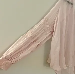 Free People lace up sheer blouse thumbnail 4