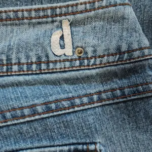 d. jeans Bootcut floral embroidered sz 16 Girlhoodcore feminine grandma 90s Y2K thumbnail 7