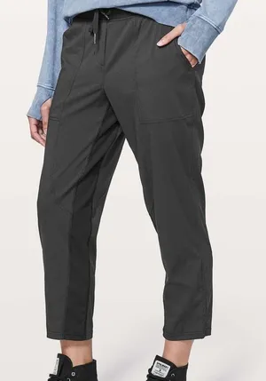 Lululemon Dance Studio Pants 25" Size 6 Black Athleisure Yoga Workout Sporty thumbnail 1