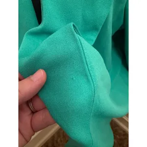 Andrée by Unit I'm Really That Gal Ruched 3/4 Sleeve Boyfriend Open Front Blazer thumbnail 5