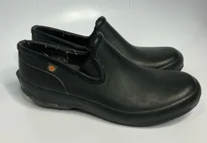 Bogs Bloom Patch‎ slip on shoes waterproof black size 8 thumbnail 1