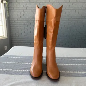 NWT Vince Camuto Alfella Boot Size 6.5 Wide Calf Knee High Equestrian Leather thumbnail 5