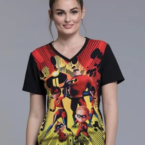 Disney The Incredibles Cherokee Scrubs Short Sleeve S thumbnail 11
