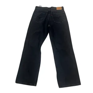 Levi's Women's Loose Straight Jeans Black Denim W27 L30 Standard 5-Pocket Design thumbnail 5