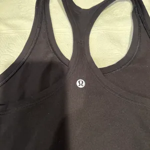 Lululemon Black Racerback Tank 8 thumbnail 4