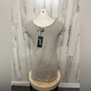 Stripped dress Gray Size L thumbnail 7