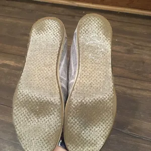 Tom’s gray striped classic slip on flats thumbnail 3