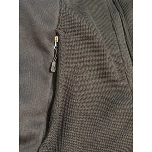 Spyder Black Textured Knit Full Zip Hooded Jacket Small Petite thumbnail 10
