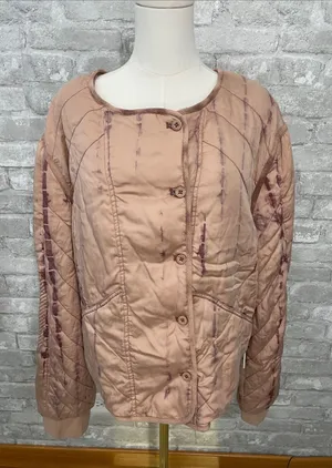 Marrakech for Anthropologie quilted tie-dye jacket thumbnail 1