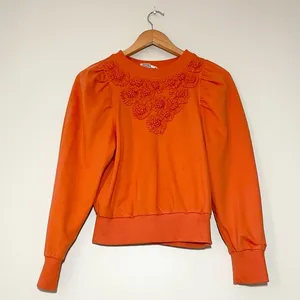 By Anthropologie Embroidered Sweatshirt thumbnail 2