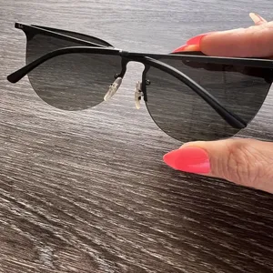 Rayban 3652 Women’s Black‎ Wire Rimless Sunglasses thumbnail 4