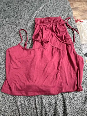 Red Shein outfit set thumbnail 2