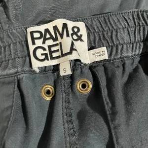 Pam &‎ Gela Lace Up Jogger Pants Athleisure Chic Women Navy Blue Small thumbnail 5