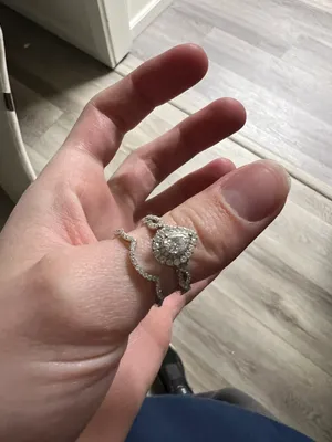 Sterling Silver Moissanite  Ring thumbnail 1