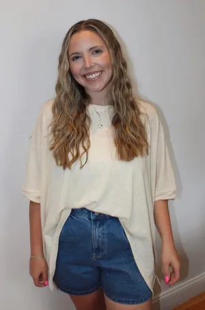 BOUTIQUE OVERSIZED TEE Tan Size M thumbnail 1
