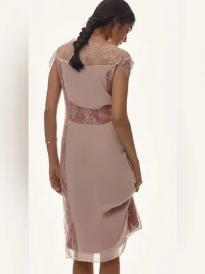 NWT Maeve Short Sleeve Lace Knee Length Dress Size Small thumbnail 3