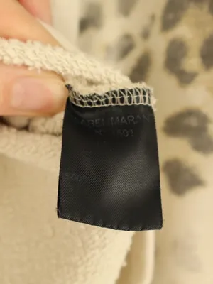 Isabel Marant Étoile Leopard Print Sweatshirt M Animal Print Crewneck Designer thumbnail 7