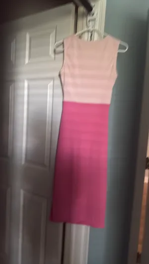 Pink Amazon Dress Midi Cut-Out thumbnail 2
