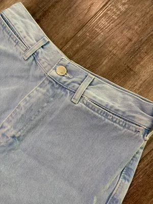 Zara Wide Leg Light Wash Croo Pant Jeans Size 4 thumbnail 4