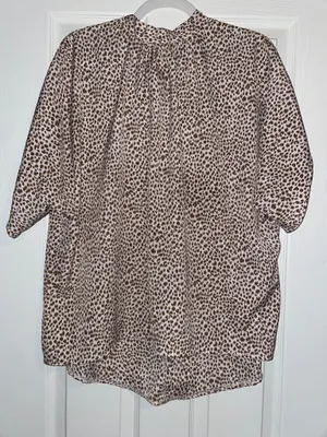 Cheetah Business Top Brown Size L thumbnail 1